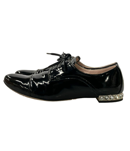 Miu Miu エナメルレースアップシューズ レディース SIZE 36 1/2 ミュウ ミュウ