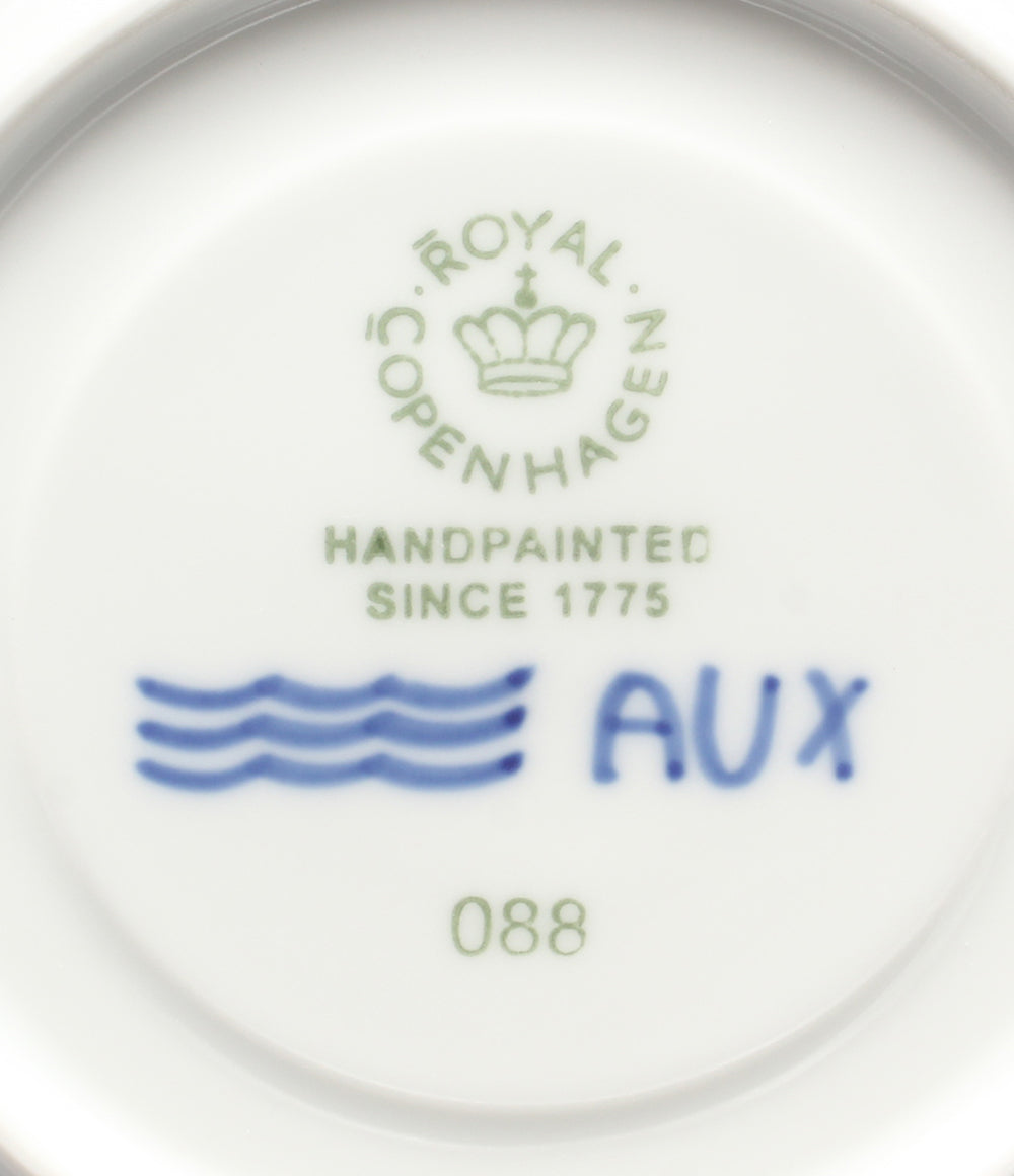 美品 Royal Copenhagen カップ＆ソーサー 2客セット ペア ブルーフルーテッド メガ ロイヤルコペンハーゲン