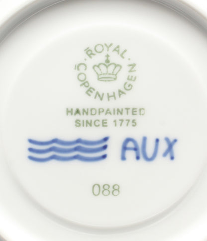 美品 Royal Copenhagen カップ＆ソーサー 2客セット ペア ブルーフルーテッド メガ ロイヤルコペンハーゲン