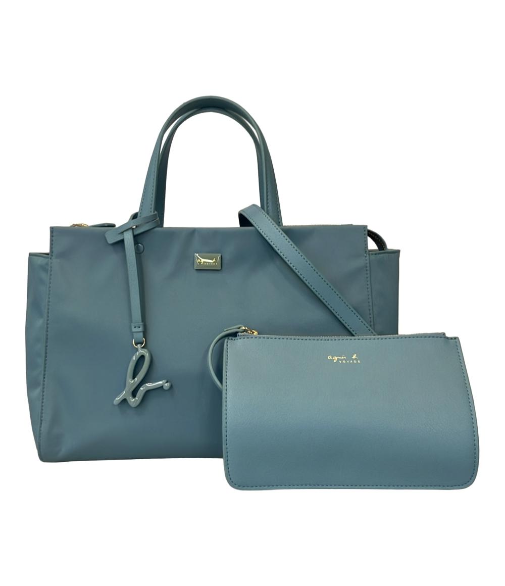 Agnes b. VOYAGE 2way ハンドバッグ ショルダーバッグ 斜め掛け