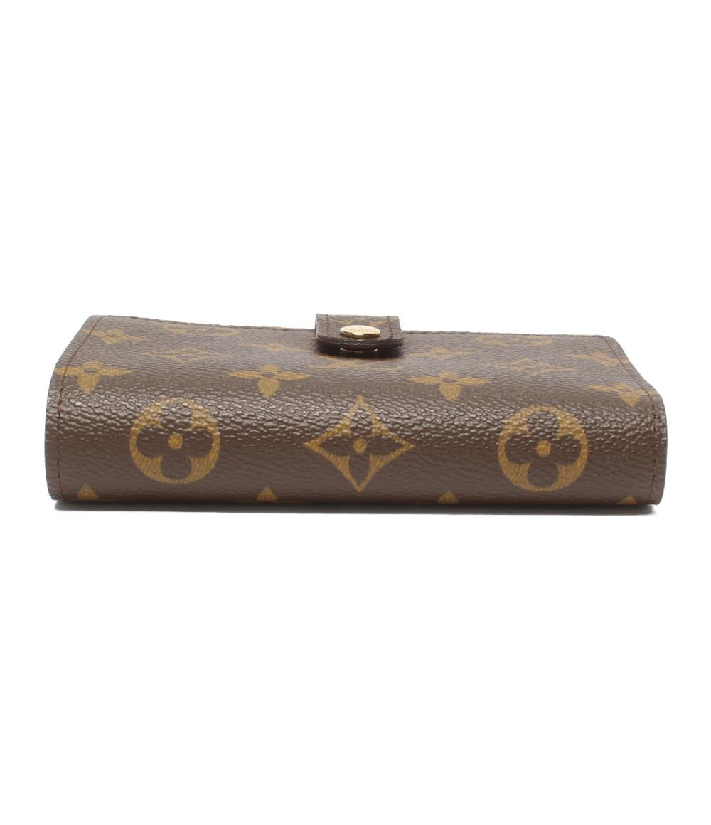 美品 LOUIS VUITTON 二つ折り財布 ポルトフォイユ ヴィエノワ モノグラム M61673 レディース メンズ ルイ・ヴィトン