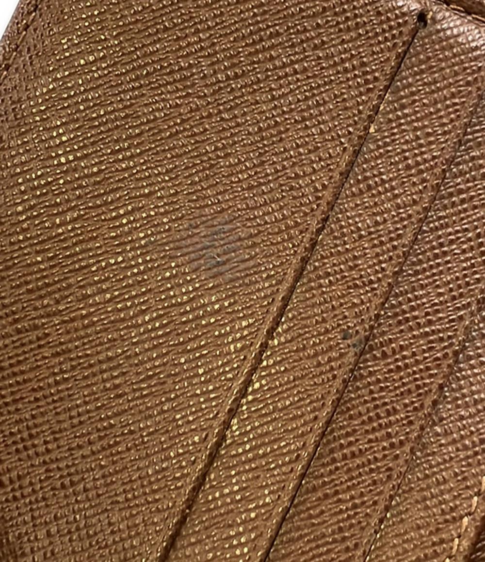 LOUIS VUITTON Wホック二つ折り財布 モノグラム M61654 レディース ルイ・ヴィトン
