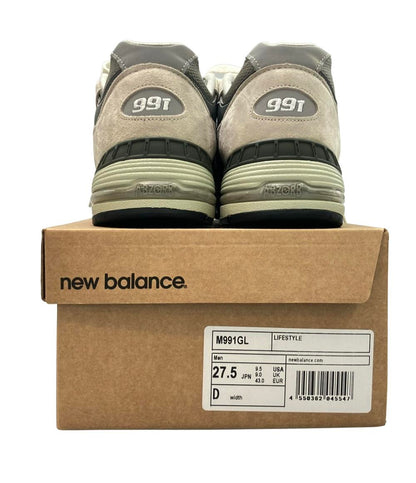 NEW BALANCE ローカットスニーカー 991 M991GL メンズ SIZE US 9 1/2 (27.5cm) ニューバランス