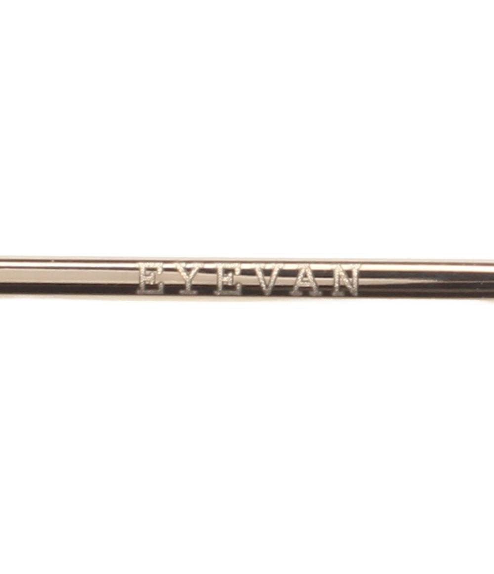 美品 EYEVAN 伊達メガネ アイウェア 46□23 チェリッシュ レディース アイヴァン