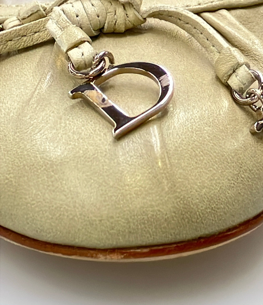 Christian Dior ロゴチャーム ギャザーハイヒール レディース SIZE 39 (L) クリスチャンディオール