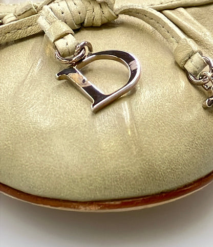 Christian Dior ロゴチャーム ギャザーハイヒール レディース SIZE 39 (L) クリスチャンディオール