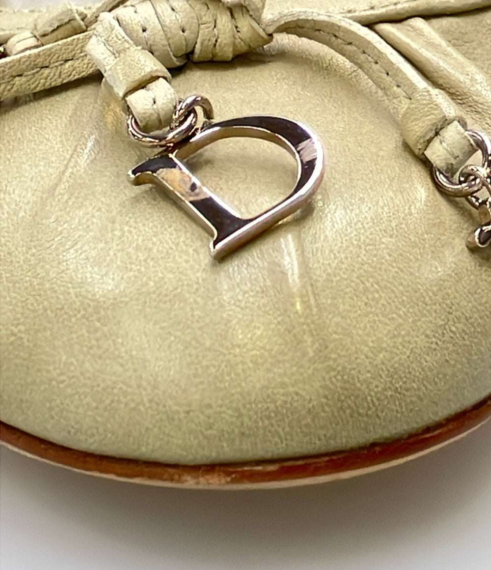 Christian Dior ロゴチャーム ギャザーハイヒール レディース SIZE 39 (L) クリスチャンディオール