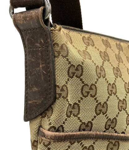 GUCCI ショルダーバッグ 斜め掛け GGキャンバス 145657 2123 メンズ グッチ