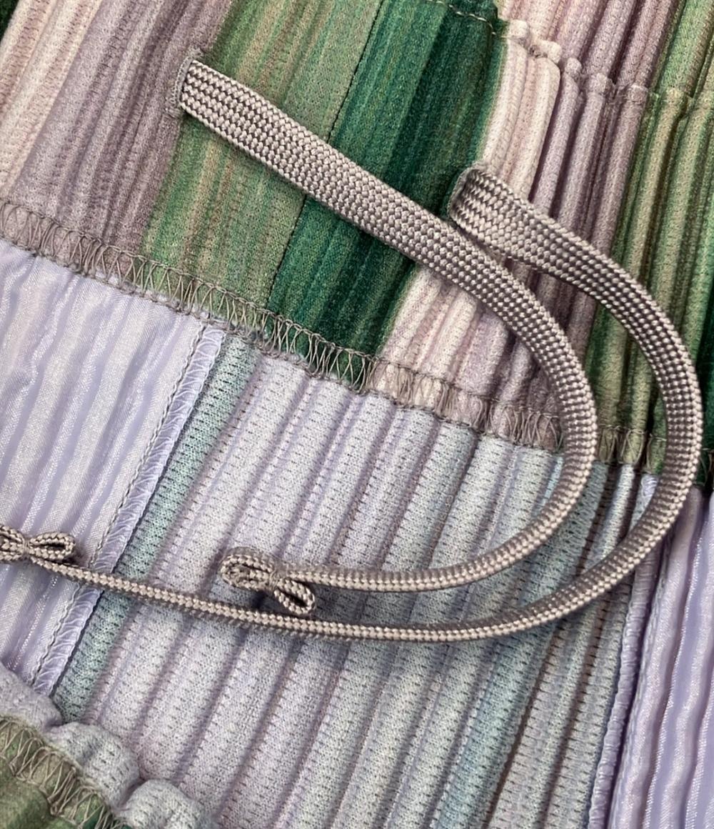 美品 オム プリッセ イッセイミヤケ プリーツストライプパンツ メンズ SIZE 3 (L) HOMME PLISSE ISSEY MIYAKE