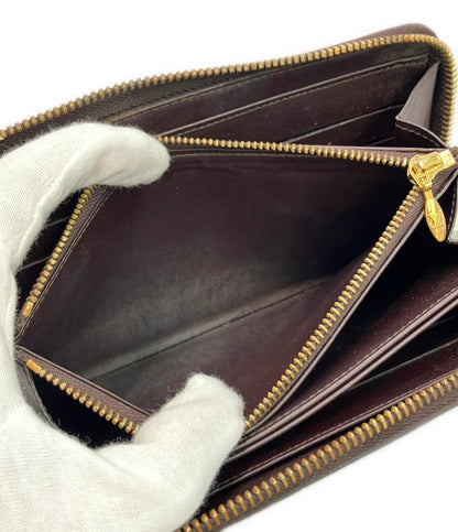 LOUIS VUITTON ラウンドファスナー長財布 ヴェルニ ジッピーウォレット M93522 レディース ルイ・ヴィトン