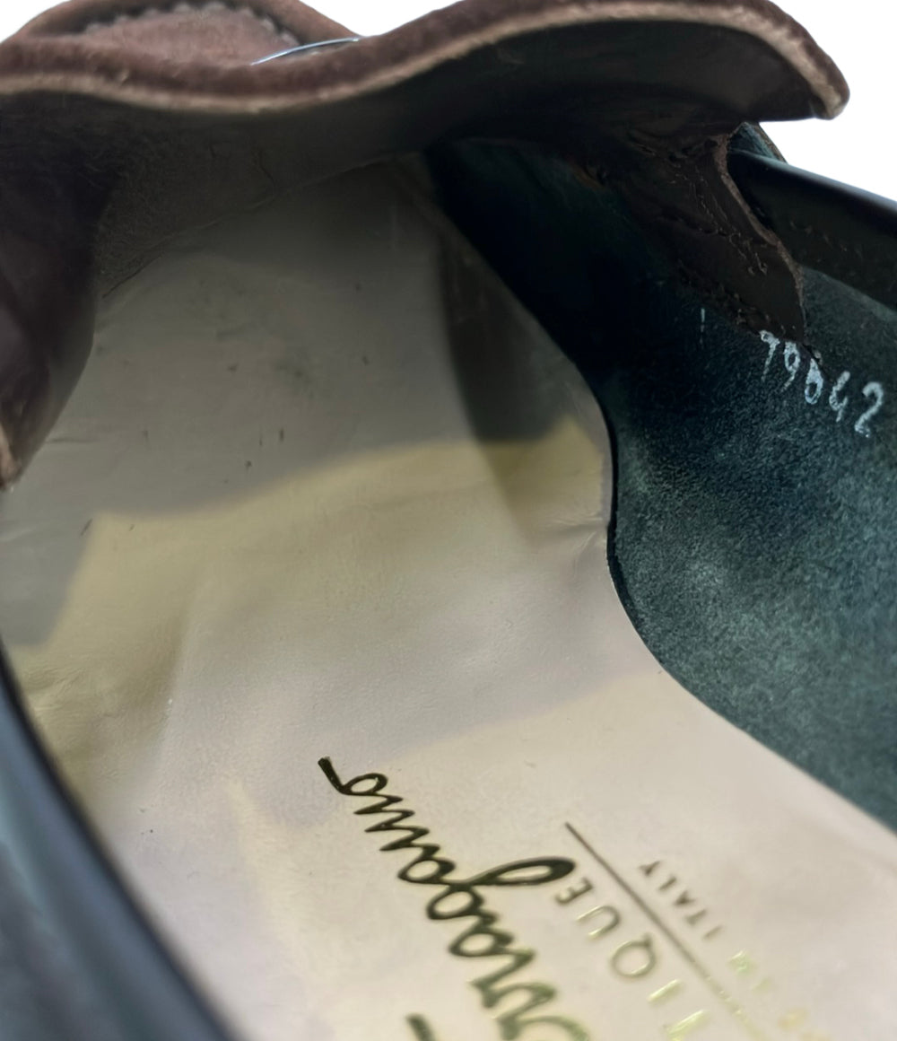 Salvatore Ferragamo ビット付きヒールローファー 79642 レディース SIZE 7 サルヴァトーレフェラガモ