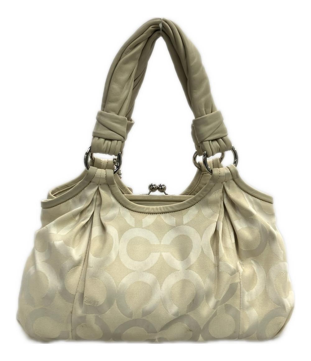 コーチ トートバッグ ショルダーバッグ 肩掛け キャンバス レザー オプアート 13441 レディース COACH