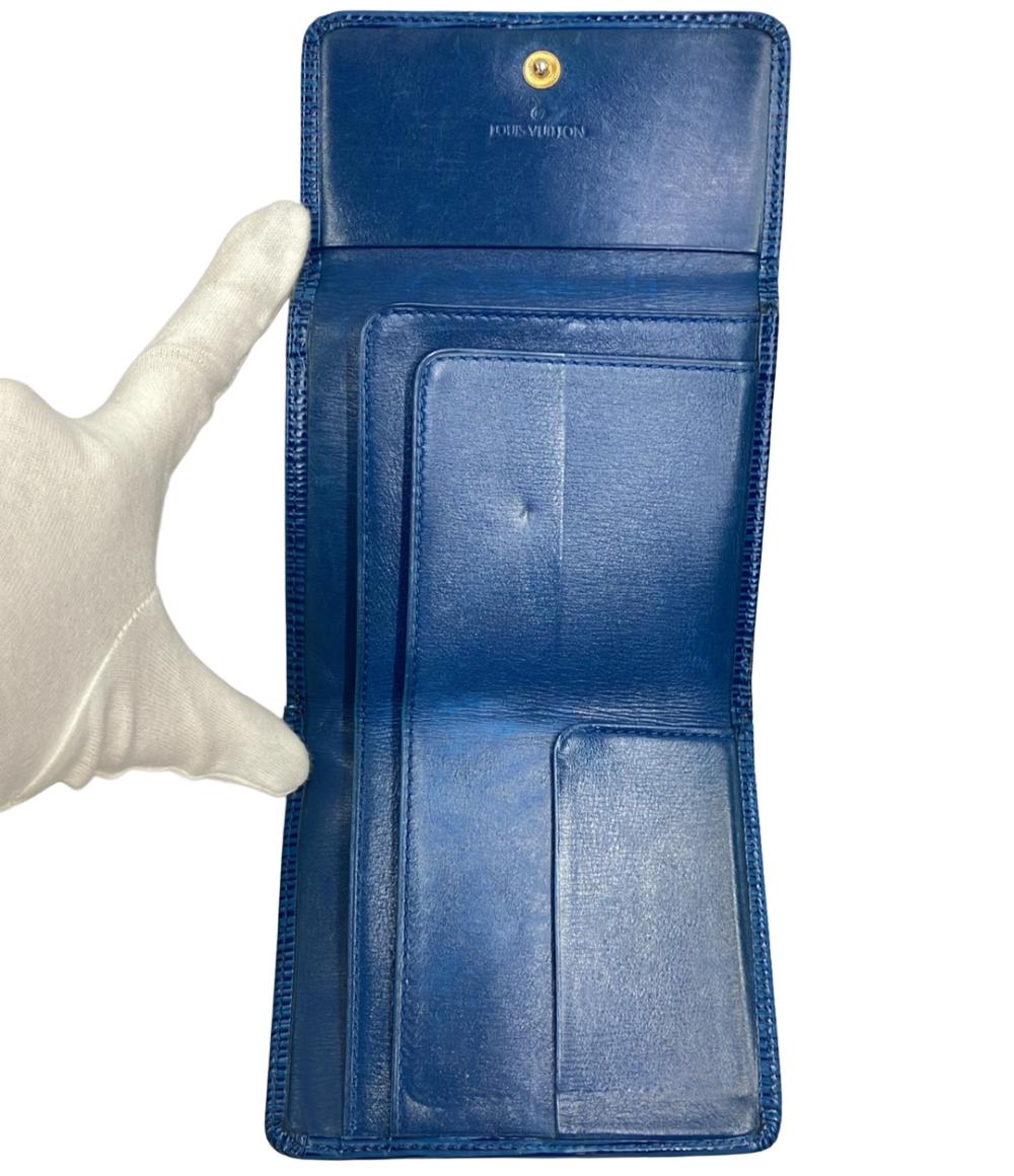 LOUIS VUITTON Wホック三つ折り財布 ポルトモネ ビエカルトクレディ エピ M63485 レディース メンズ ルイ・ヴィトン