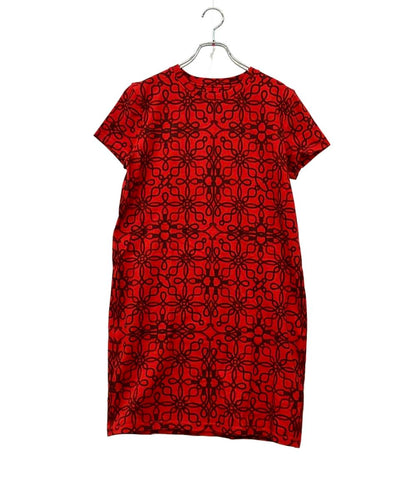 HERMES 半袖Tワンピース CORDELIERES TSHIRT RED レディース SIZE 40 (M) エルメス