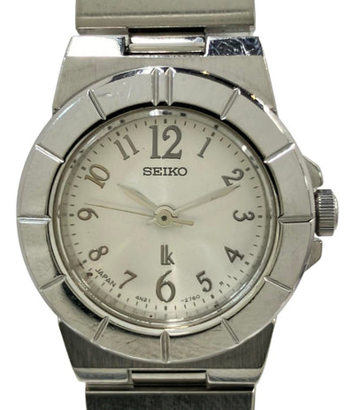 SEIKO 腕時計 lk ルキア クオーツ シルバー 4N21-1130 レディース セイコー