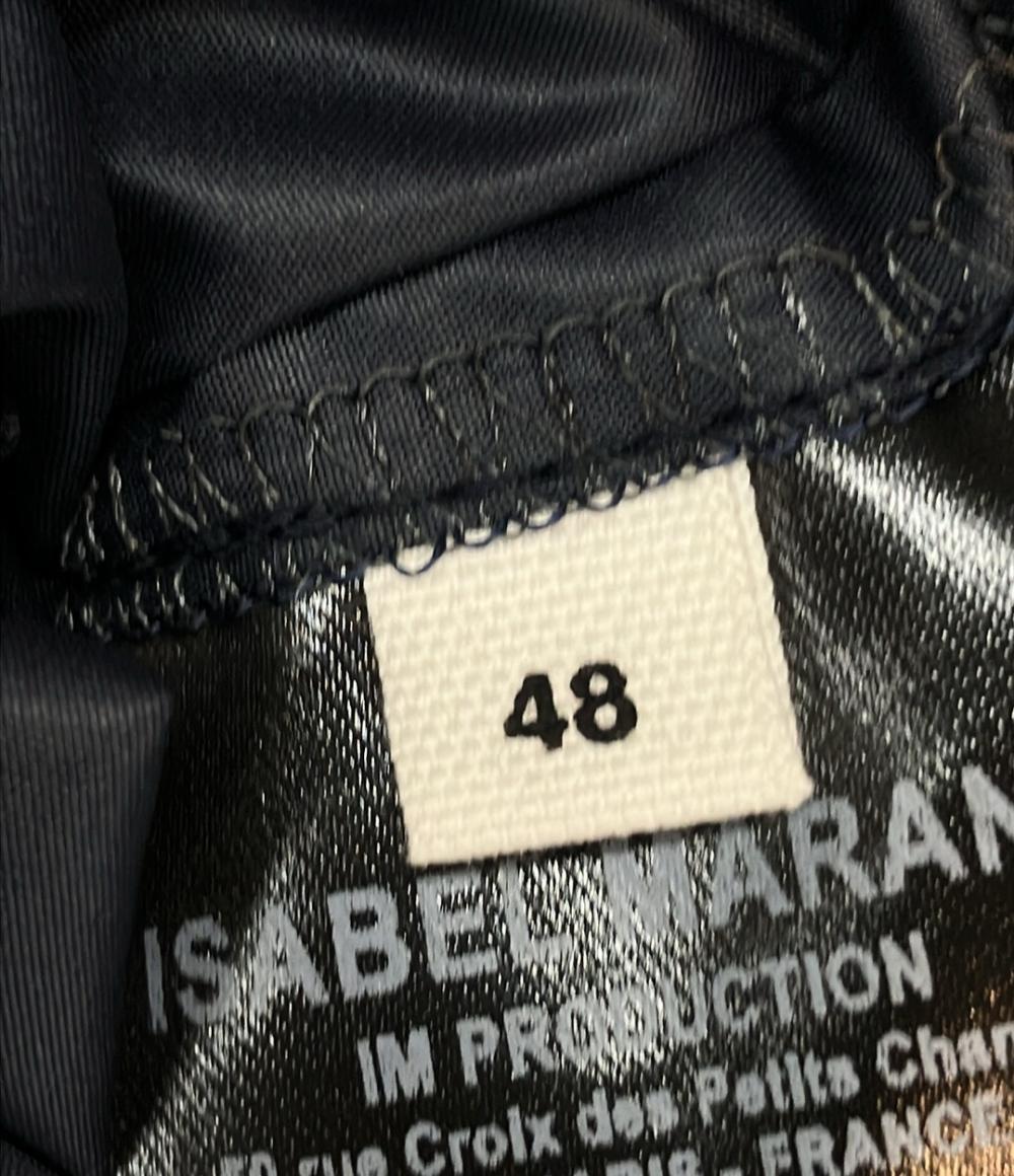 ISABEL MARANT ウールコート 22AW KINSTON チェック柄 リバーシブル MA1271-22A011H レディース SIZE 48 (5L) イザベル マラン エトワール
