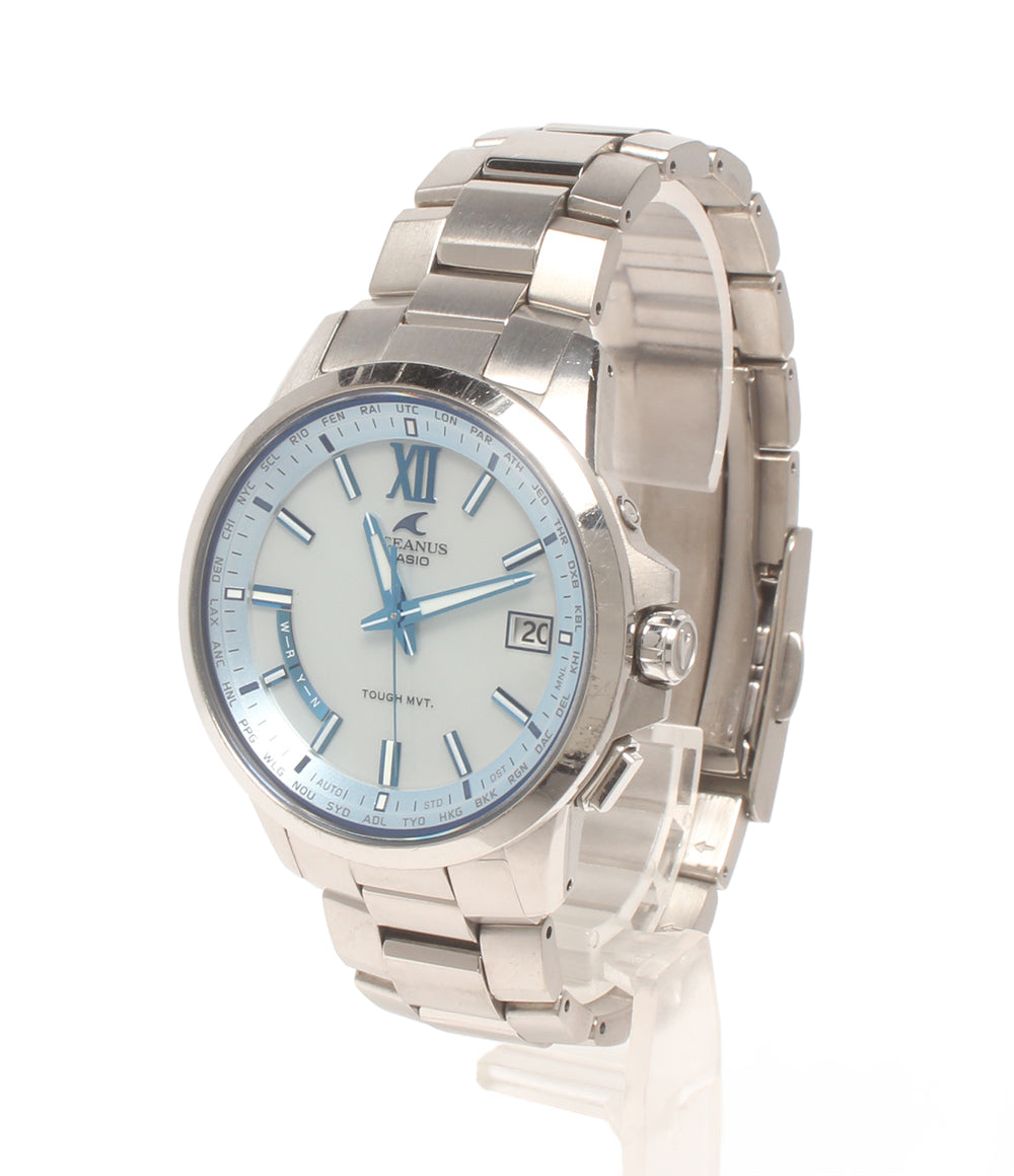 CASIO 腕時計 オシアナス OCEANUS 電波ソーラー ソーラー ブルー系 OCW-T150 メンズ カシオ