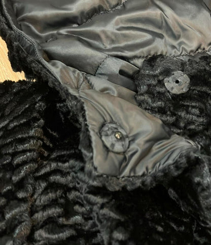 'S Max Mara ダウンコート リバーシブル フーデッド ベロア ジャガード レディース SIZE 38 (S) エスマックスマーラ