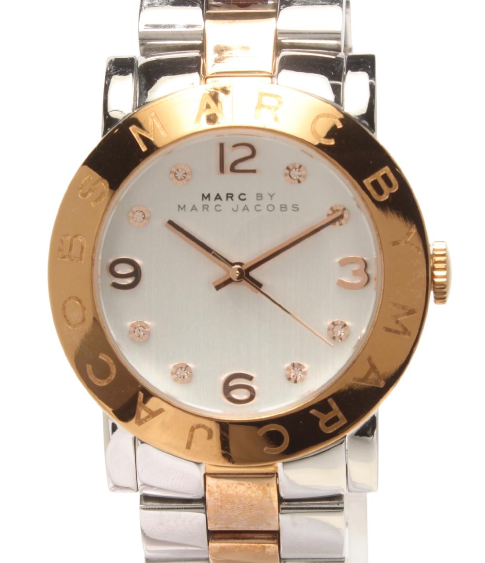 MARC BY MARC JACOBS 腕時計 エイミー クオーツ ホワイト MBM3194 レディース マークバイマークジェイコブス
