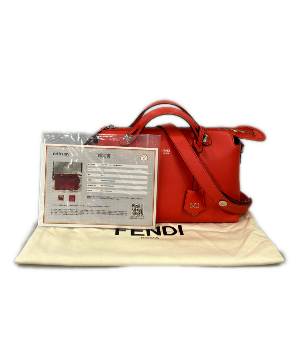 FENDI dotcom ドットコム 2way ショルダーバッグ ハンド さくら FENDI フェンディ ドットコム ショルダーバッグ レザー レッド