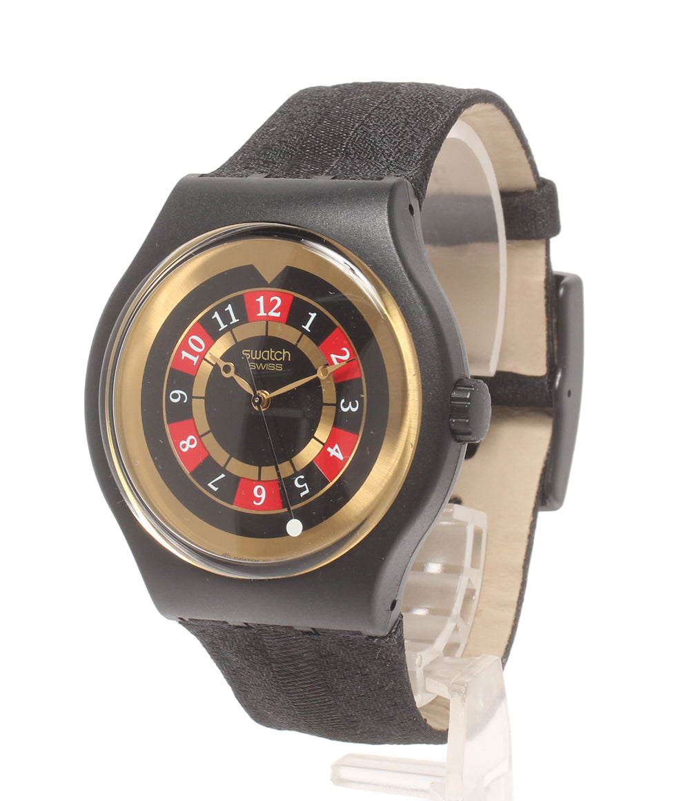 美品 Swatch 腕時計 007コラボ 消されたライセンス Licence to Kill クオーツ メンズ スウォッチ