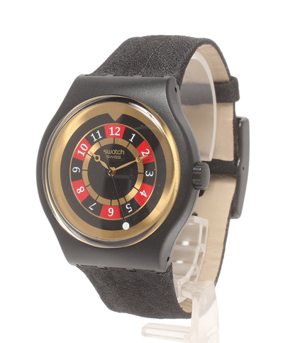 美品 Swatch 腕時計 007コラボ 消されたライセンス Licence to Kill クオーツ メンズ スウォッチ