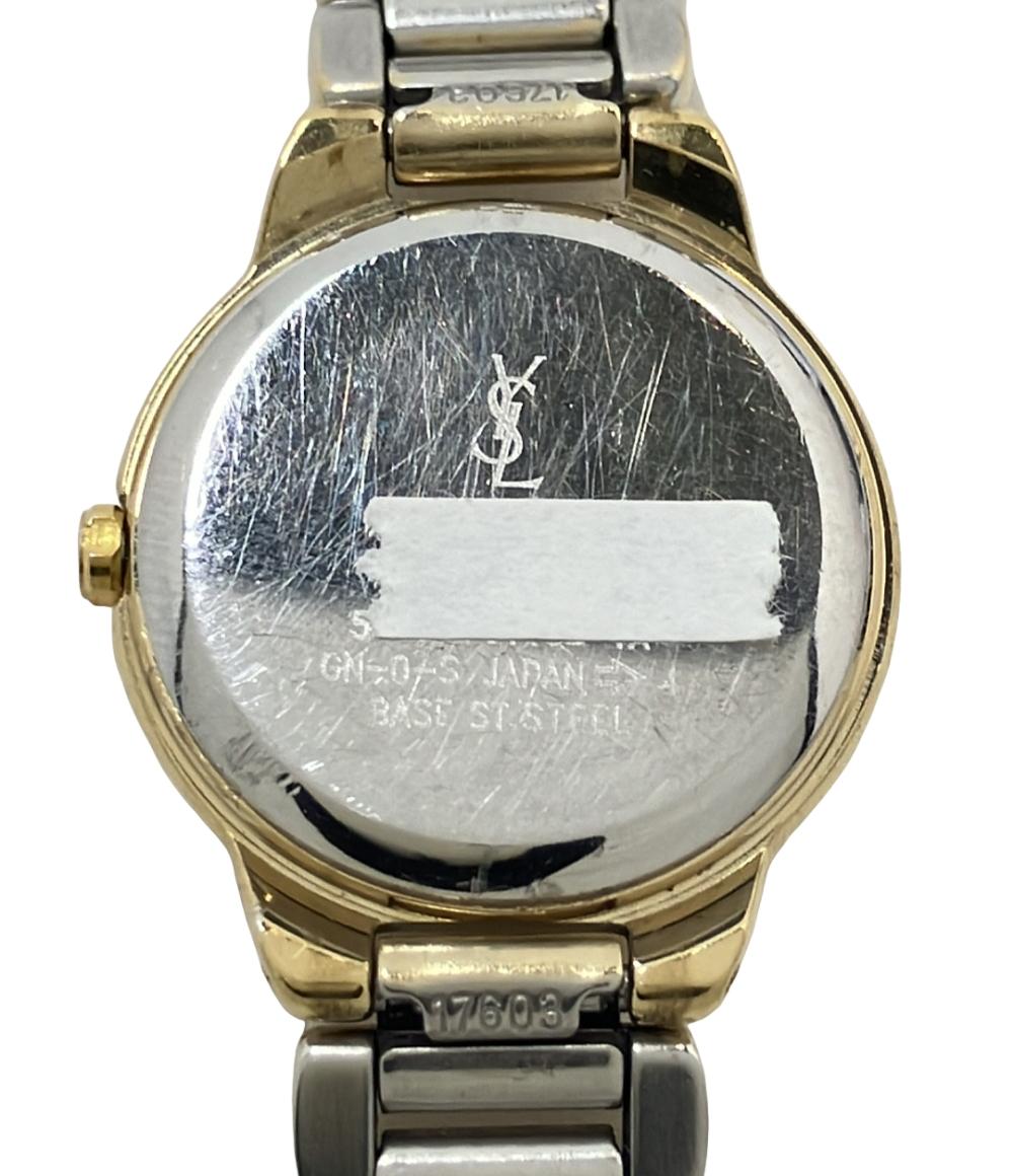 YSL サンローラン　ムーンフェイス　腕時計　クォーツ Yves Saint Laurent YSL ヴィンテージ イヴ・サンローラン