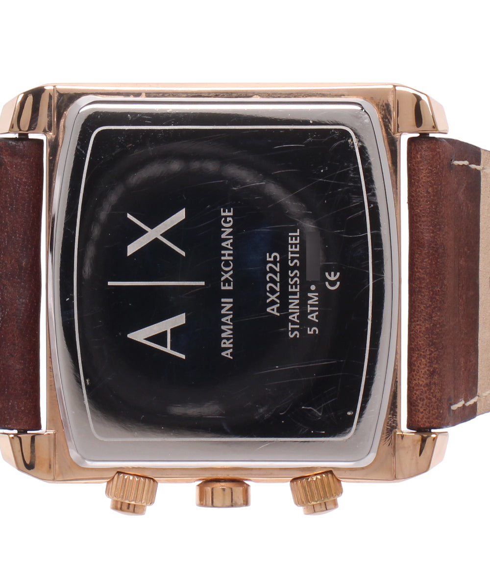 ARMANI EXCHANGE 腕時計 クオーツ ブルー AX2225 メンズ アルマーニエクスチェンジ