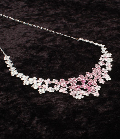 美品 SWAROVSKI チョーカー ネックレス イヤリング 2点セット レディース スワロフスキー