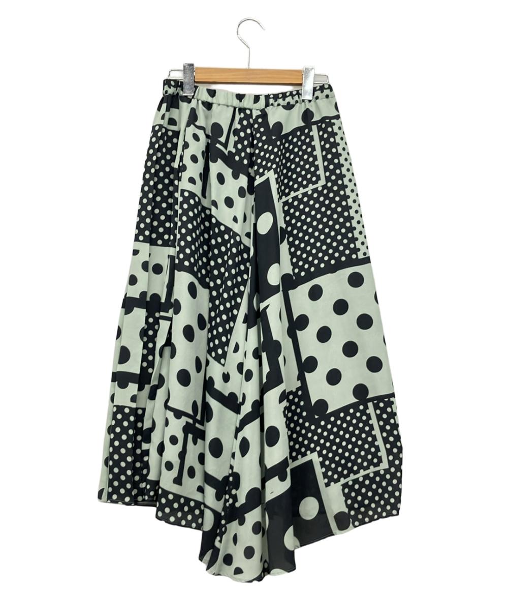 美品 グレースクラス キカドットプリーツスカート レディース SIZE 36 (S) GRACE Class