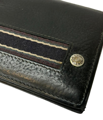 美品 ハンティングワールド 二つ折り長財布 メンズ HUNTING WORLD