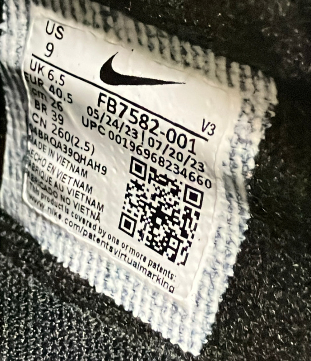 美品 NIKE ローカットスニーカー W AIR FORCE 1 シャドウ FB7582-001 レディース SIZE 26.0 ナイキ