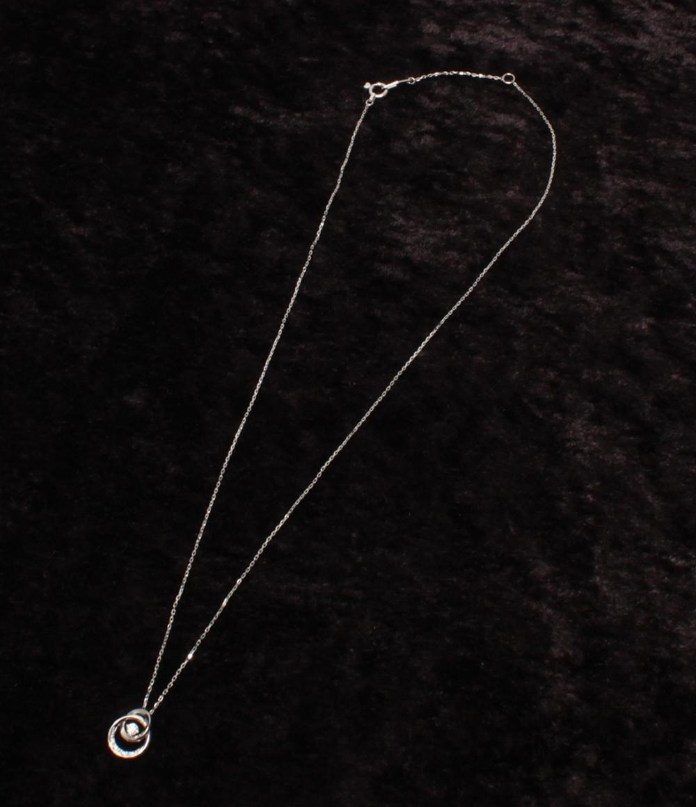 美品 スタージュエリー ネックレス Pt950 ダイヤ 0.04ct レディース STAR JEWELRY