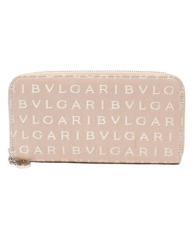美品 BVLGARI ラウンドファスナー長財布 レディース ブルガリ