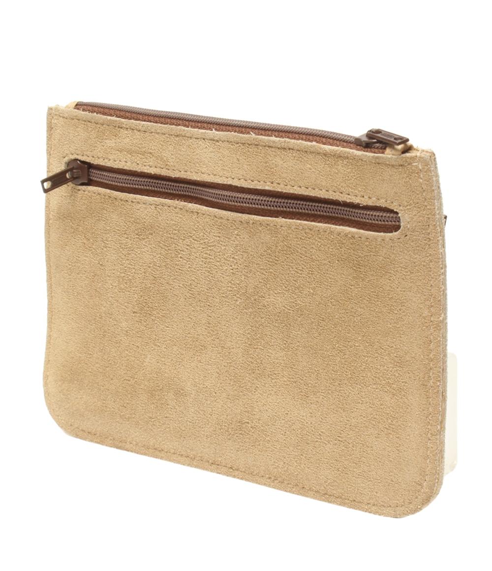 美品 ロエベ アナグラム スウェード ポーチ ユニセックス LOEWE