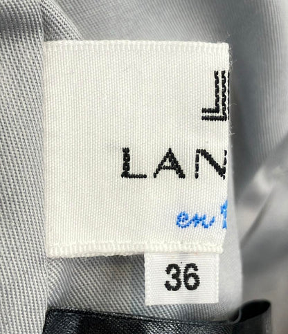 LANVIN en Bleu fleuretteジャガードワンピース レディース SIZE 36 ランバンオンブルー