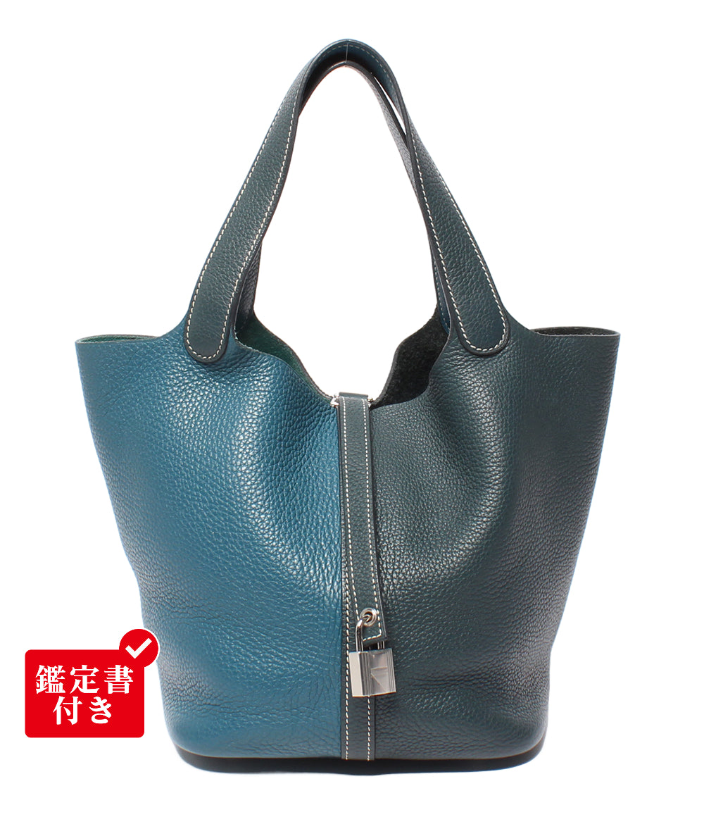 HERMES ハンドバッグ Z刻印 シルバー金具 トリヨンクレマンス ピコタンロック カザック 18 PM レディース エルメス