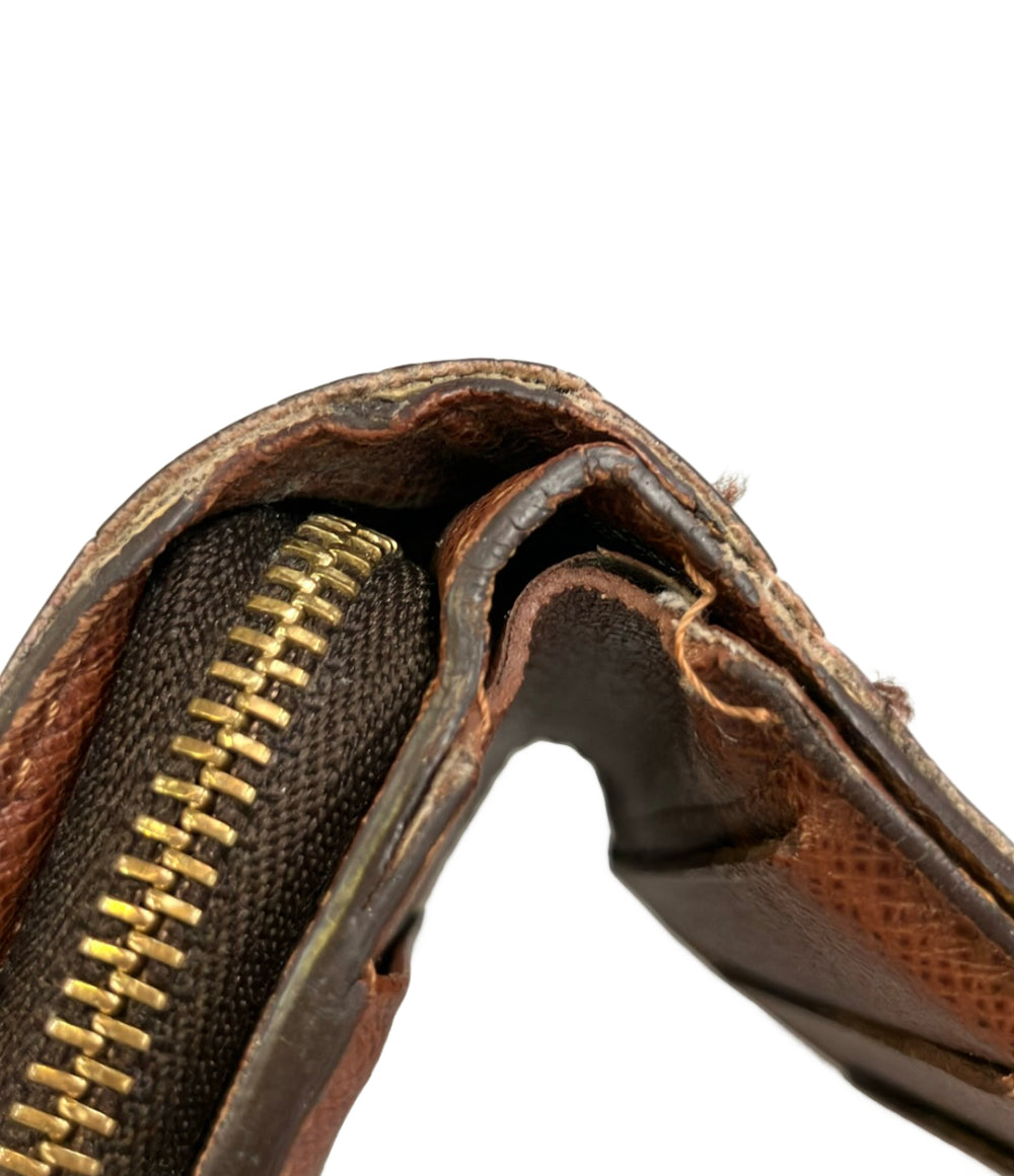 LOUIS VUITTON 二つ折り財布 コンパクトジップ モノグラム M61667 レディース ルイ・ヴィトン
