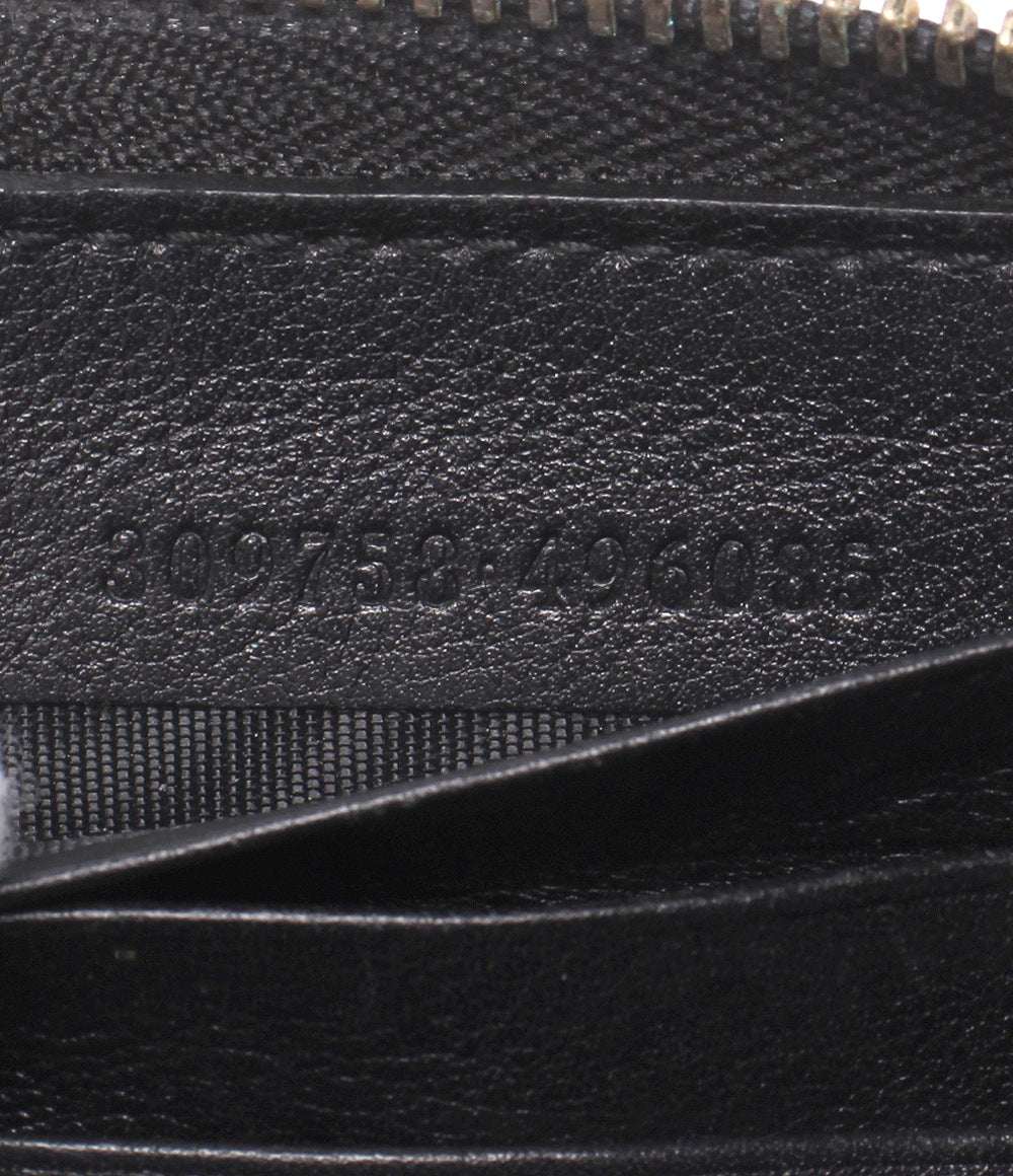 GUCCI ラウンドファスナー長財布 マイクログッチシマ 309758 496085 レディース グッチ