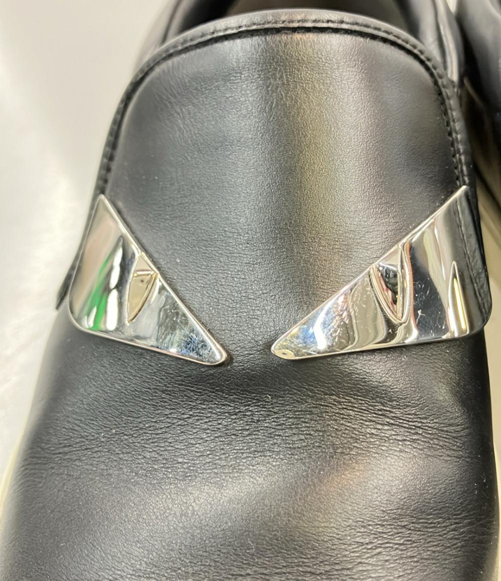 フェンディ レザースリッポン モンスター バグズアイ シャーク レディース SIZE 37 (L) FENDI