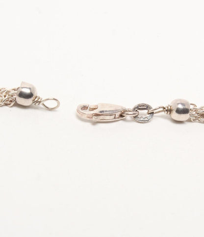 4連ネックレス ブレスレット SV925 七宝 エマイユ 2点セット レディース