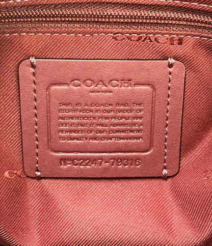 美品 COACH ハンドバッグ ショルダーバッグ 2WAY 斜め掛け レザー 79316 レディース コーチ