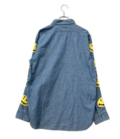 KAPITAL 長袖シャツ SMILE ワークシャツ EK-895 レディース SIZE M キャピタル