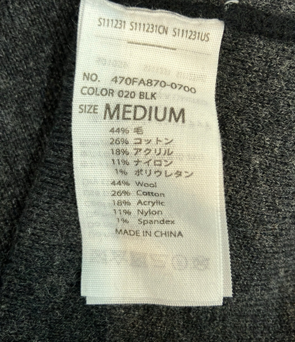 nagonstans 長袖カーディガン ダブルフェイス フロントボタン 470FA870-0700 レディース SIZE M ナゴンスタンス