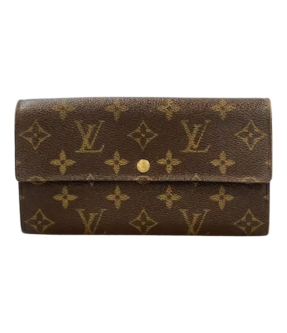 ルイ・ヴィトン 長財布 ポシェット ポルトモネクレディ モノグラム M61725 レディース LOUIS VUITTON