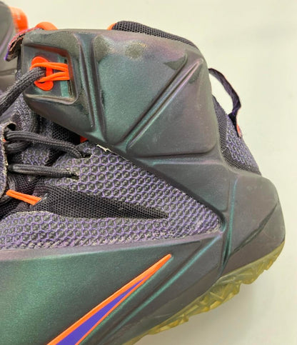 訳あり ナイキ ミドルカットスニーカー LEBRON 12 684593-583 メンズ SIZE 30.0 (XL) NIKE