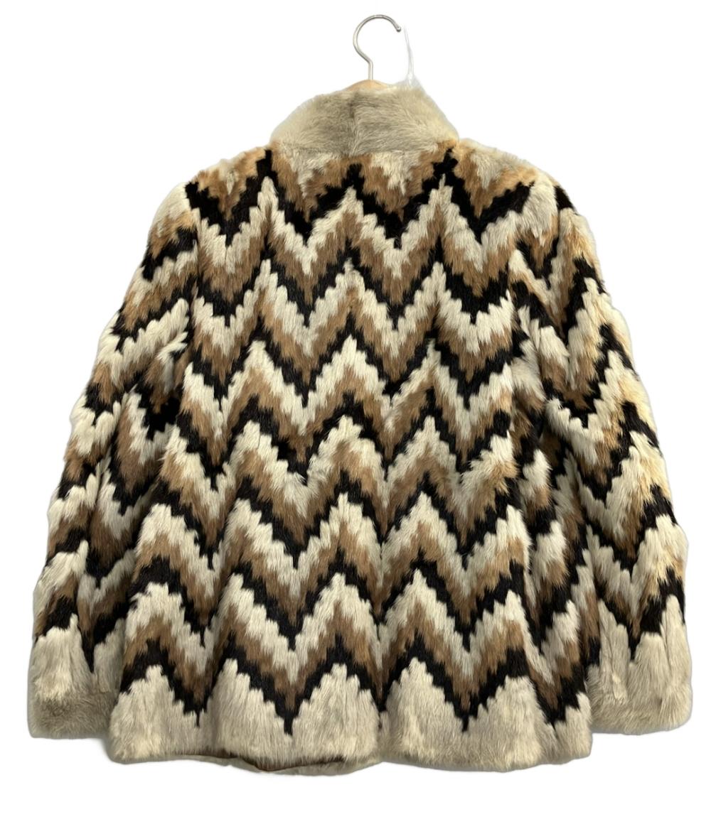 美品 ファーコート レディース