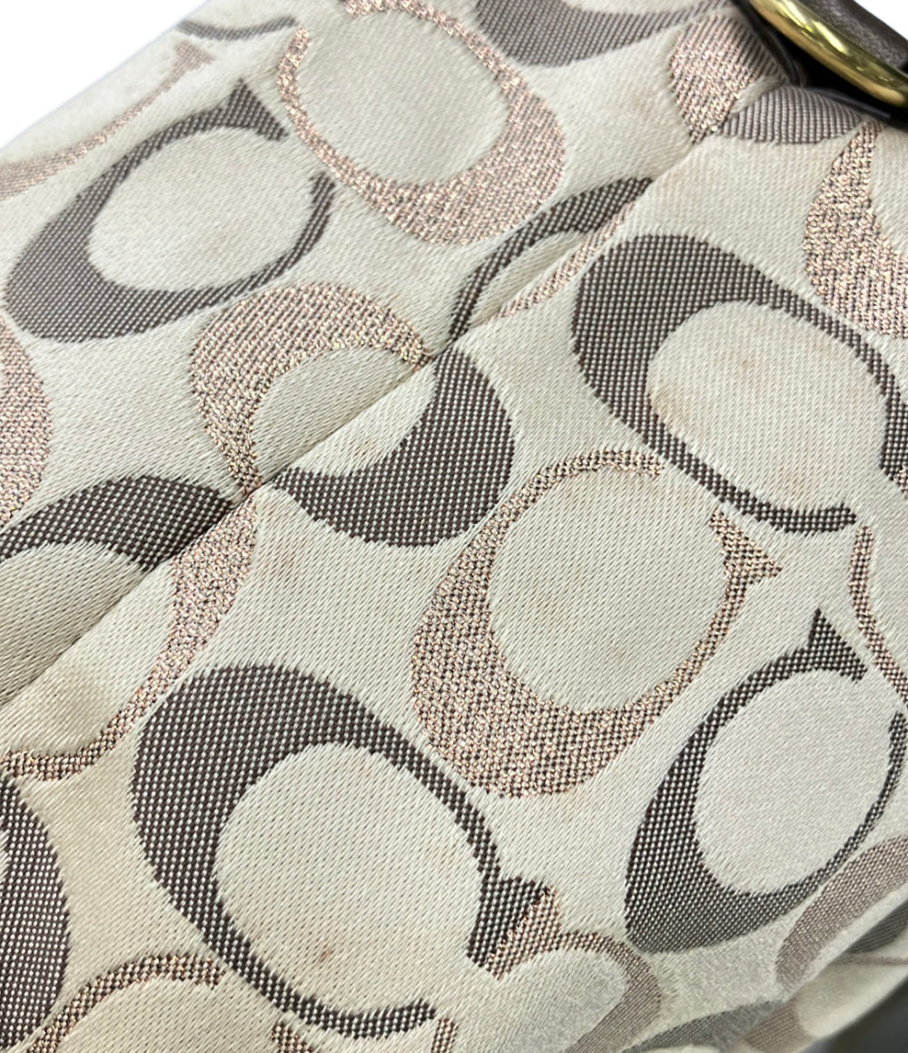 COACH 2way ハンドバッグ ショルダーバッグ 肩掛け シグネチャー レディース コーチ