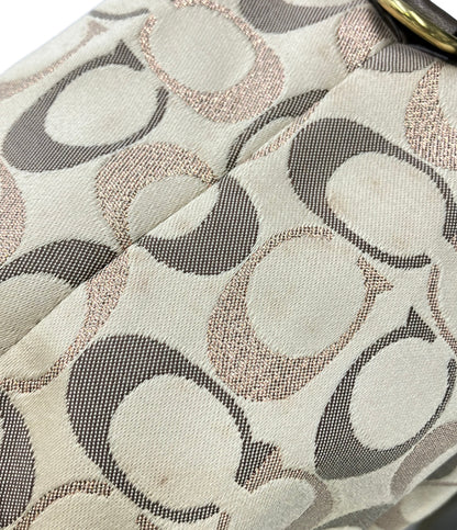 COACH 2way ハンドバッグ ショルダーバッグ 肩掛け シグネチャー レディース コーチ