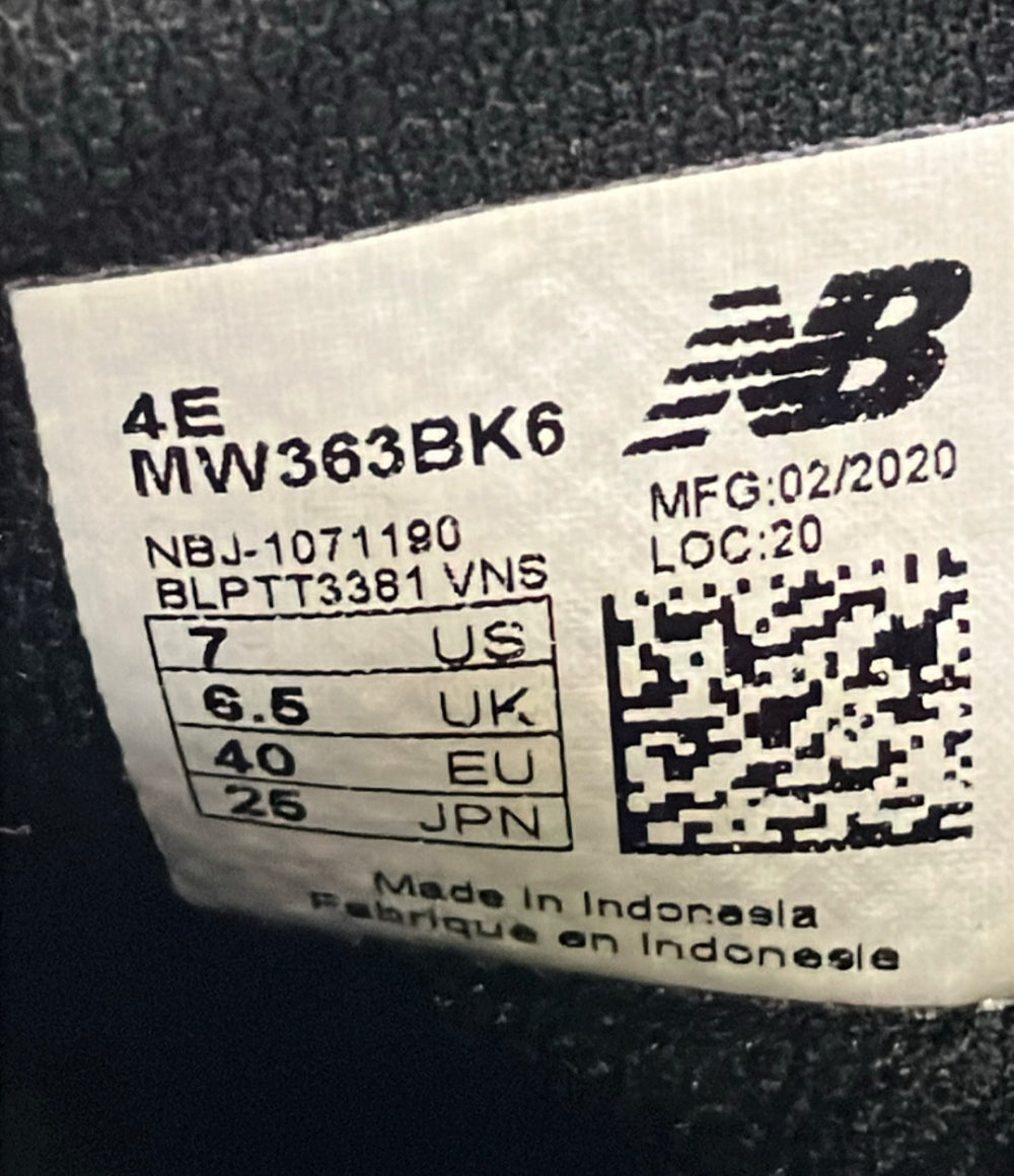 NEW BALANCE ローカットスニーカー MW363BK6 メンズ SIZE 25.0 ニューバランス